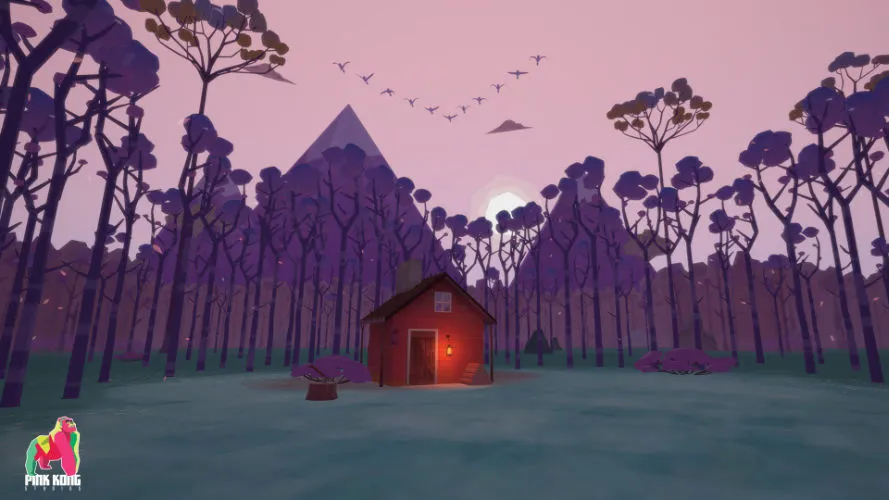 Hut in the land of Aurora VR short film