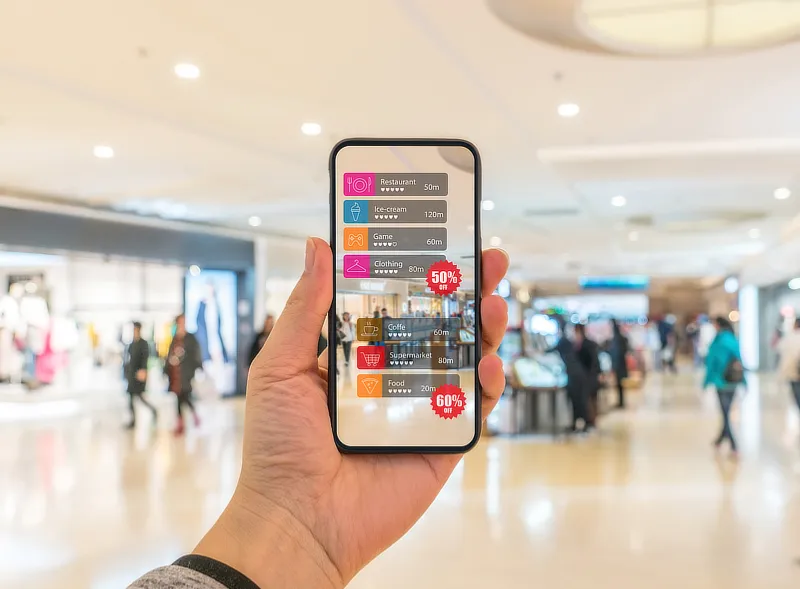 Shopping with AR on iPhone