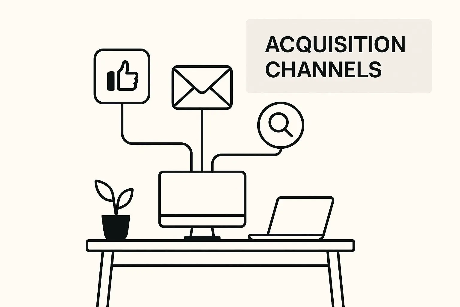 Infographic about user acquisition strategy