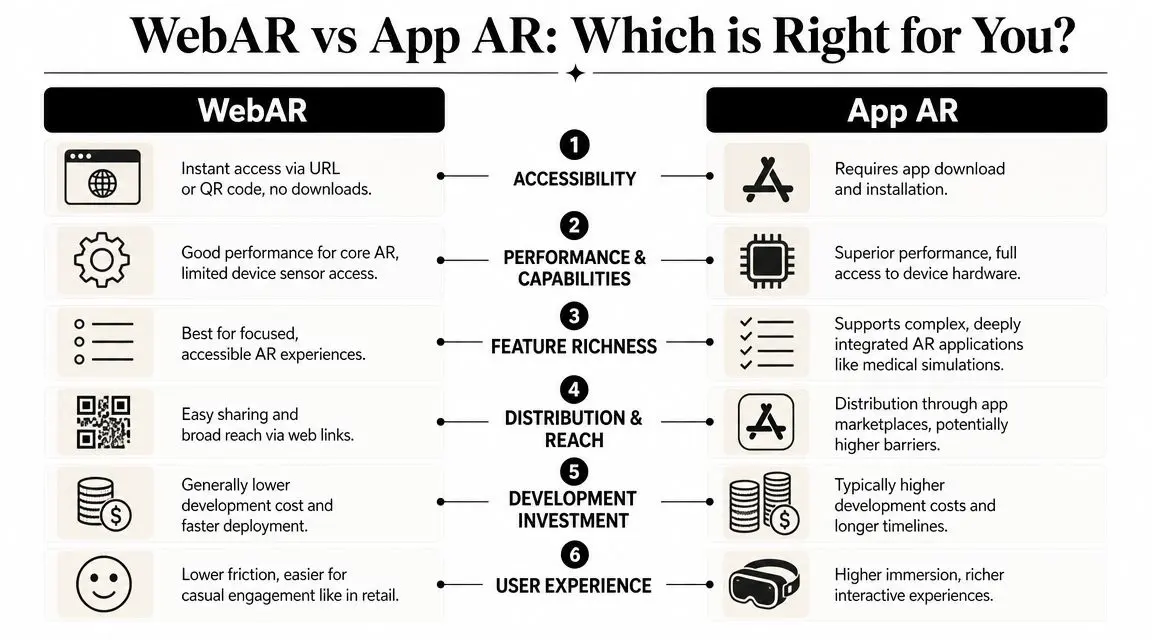 WebAR vs App AR Which Is Right for You