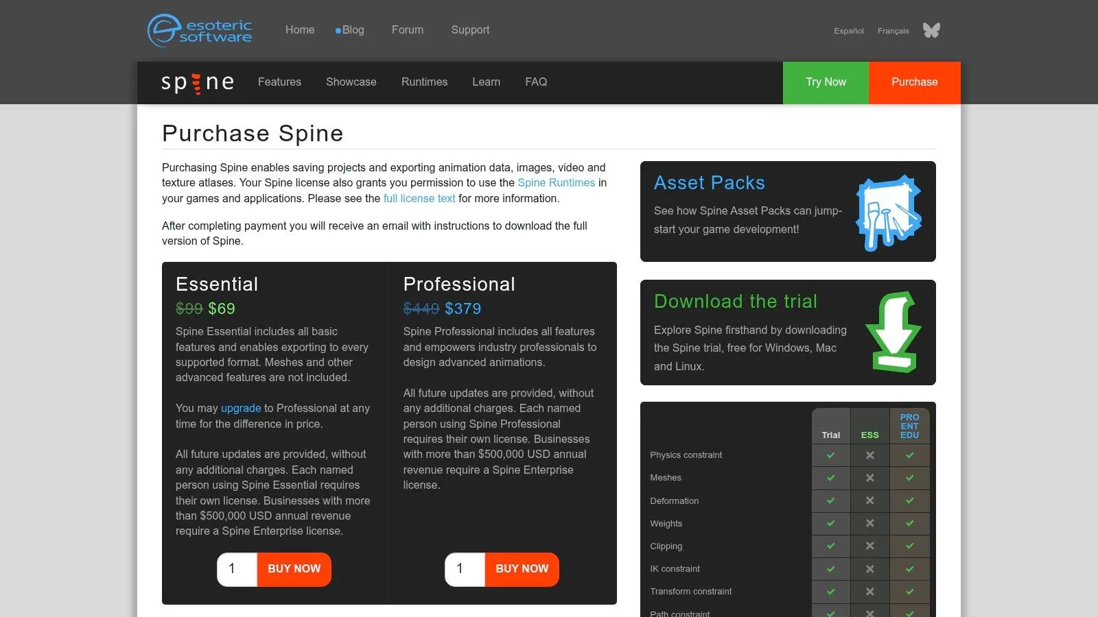 Spine (Esoteric Software)