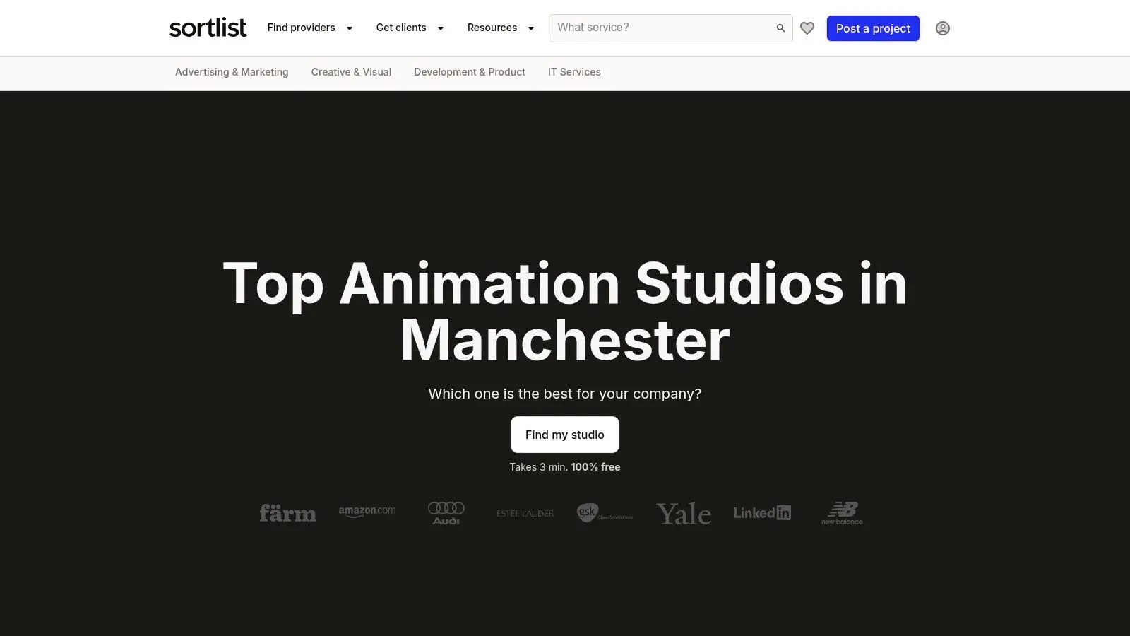 Sortlist ,  Animation Agencies in Manchester