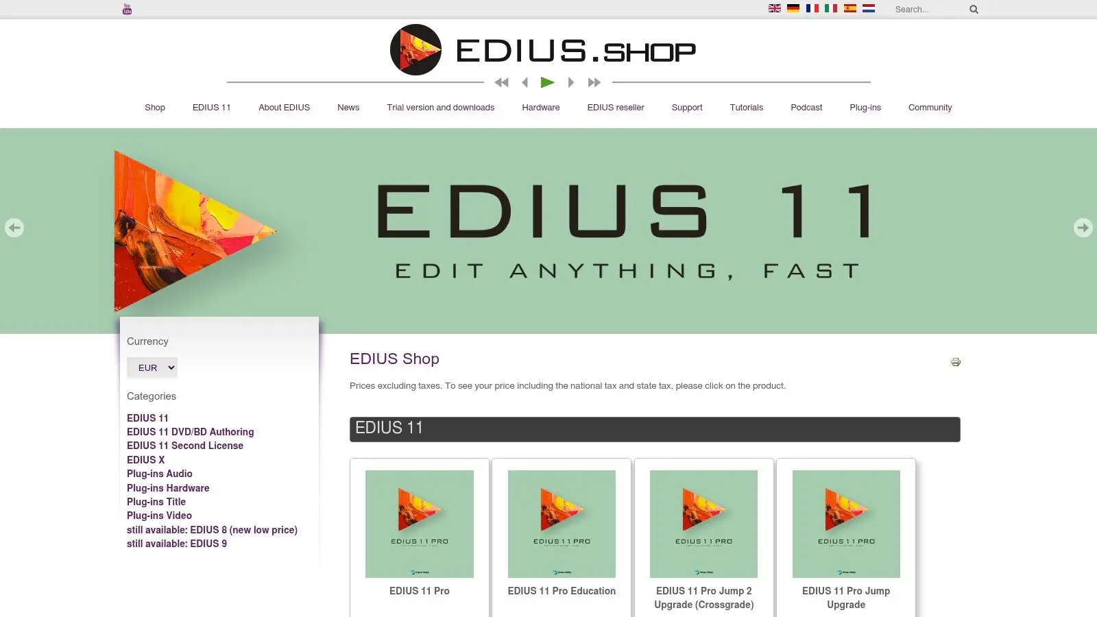 Grass Valley EDIUS 11