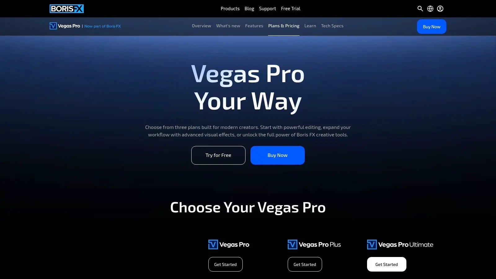 VEGAS Pro (Boris FX VEGAS)