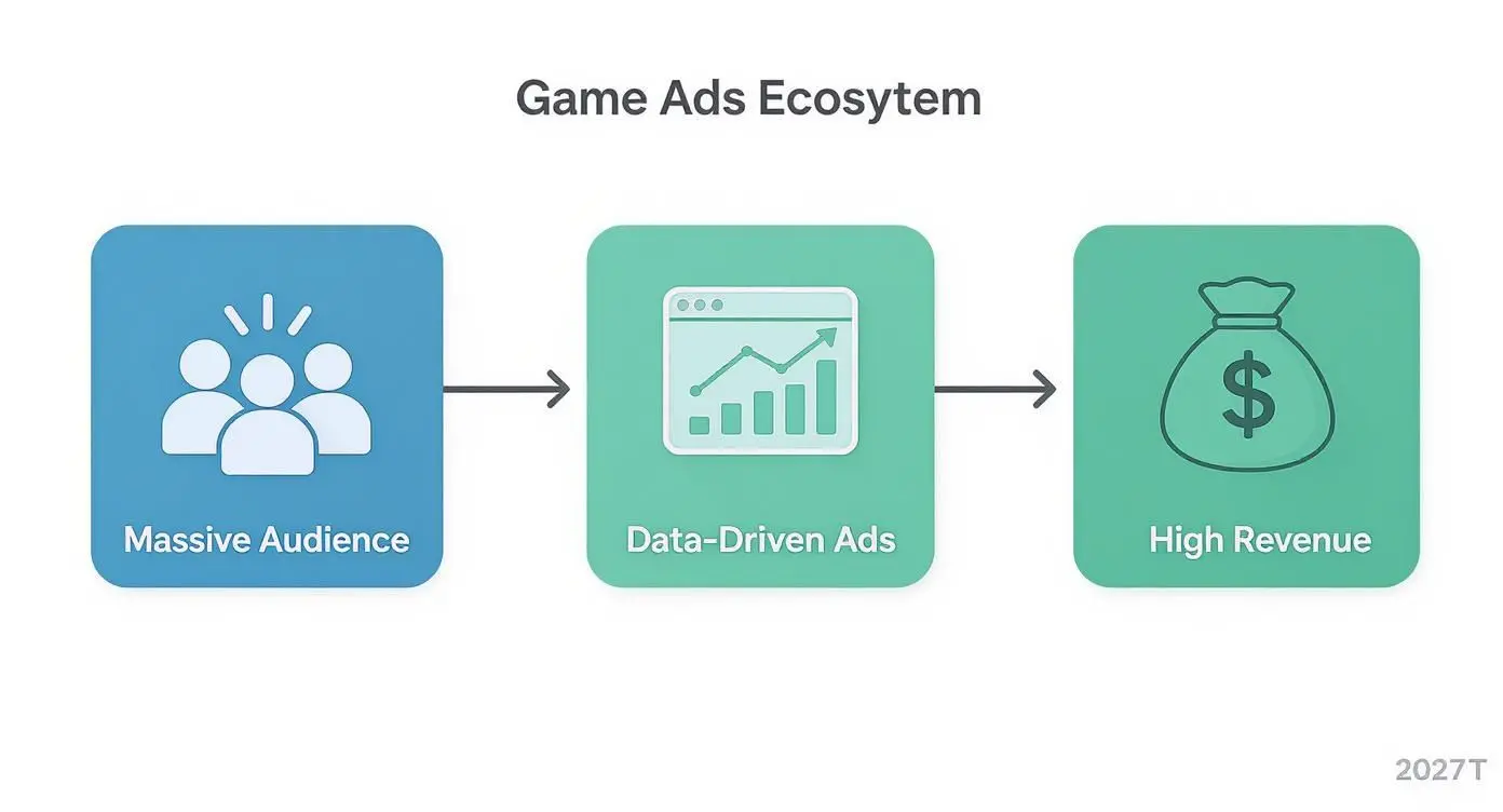 Infographic about ads for games