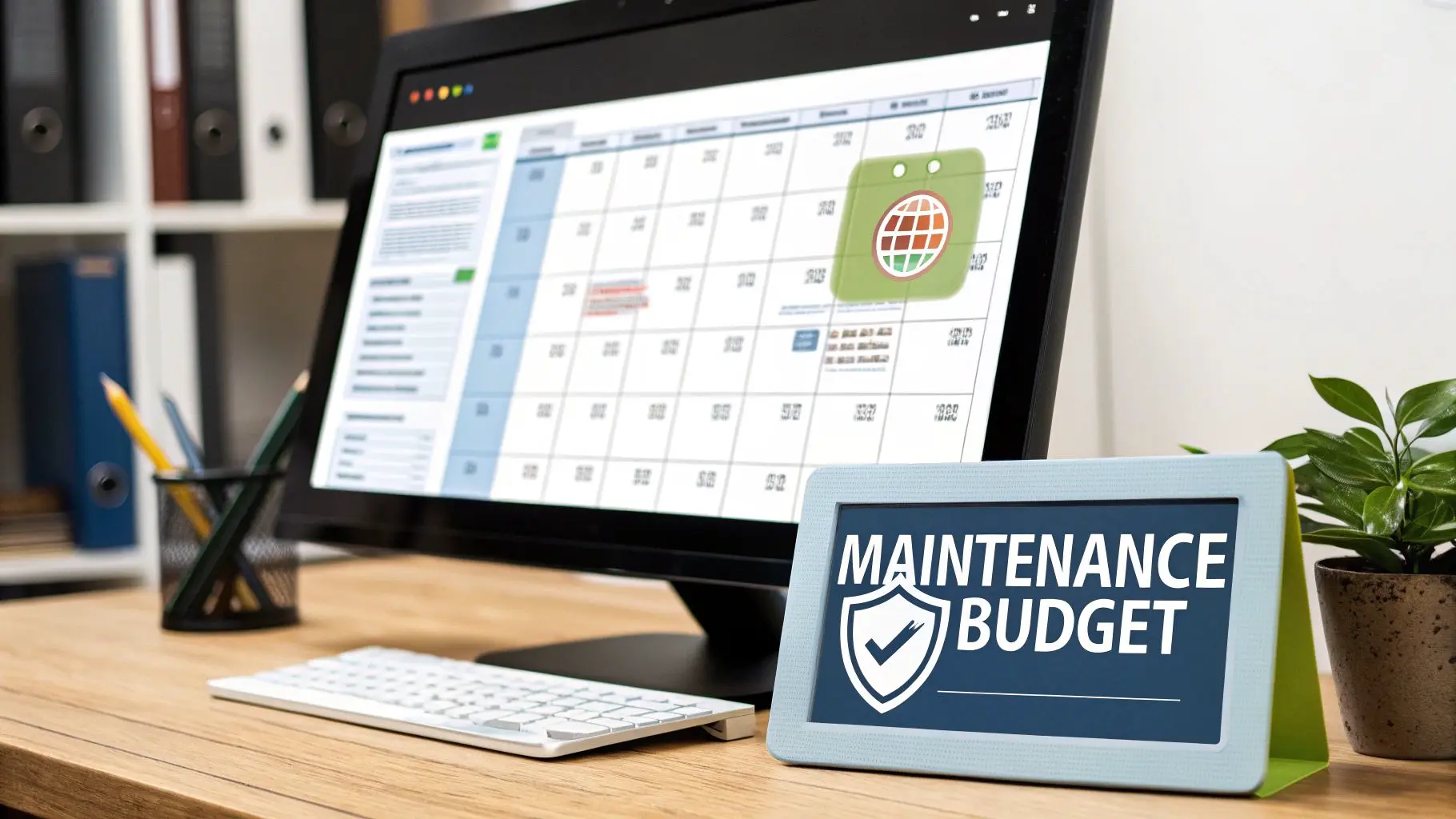 A person managing app maintenance tasks on a computer, symbolizing the ongoing effort required after launch.
