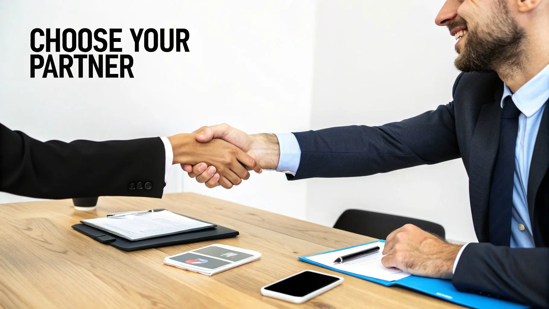 A team of developers in a UK office discussing a mobile app's user interface on a whiteboard.
