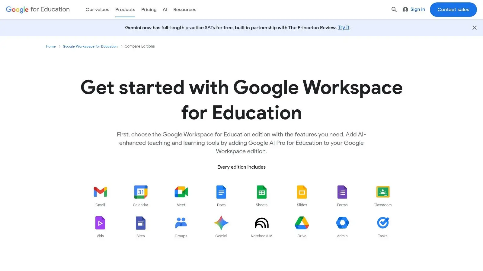 Google Classroom (Google Workspace for Education)