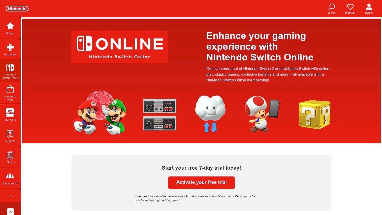 Nintendo Switch Online