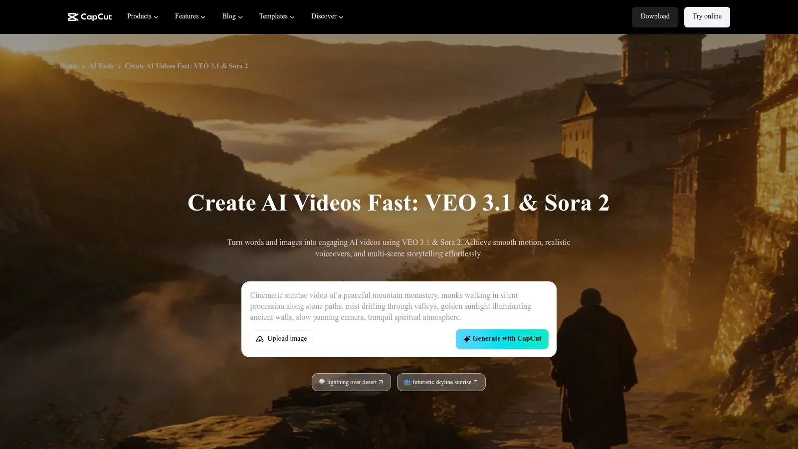 CapCut AI Video Generator