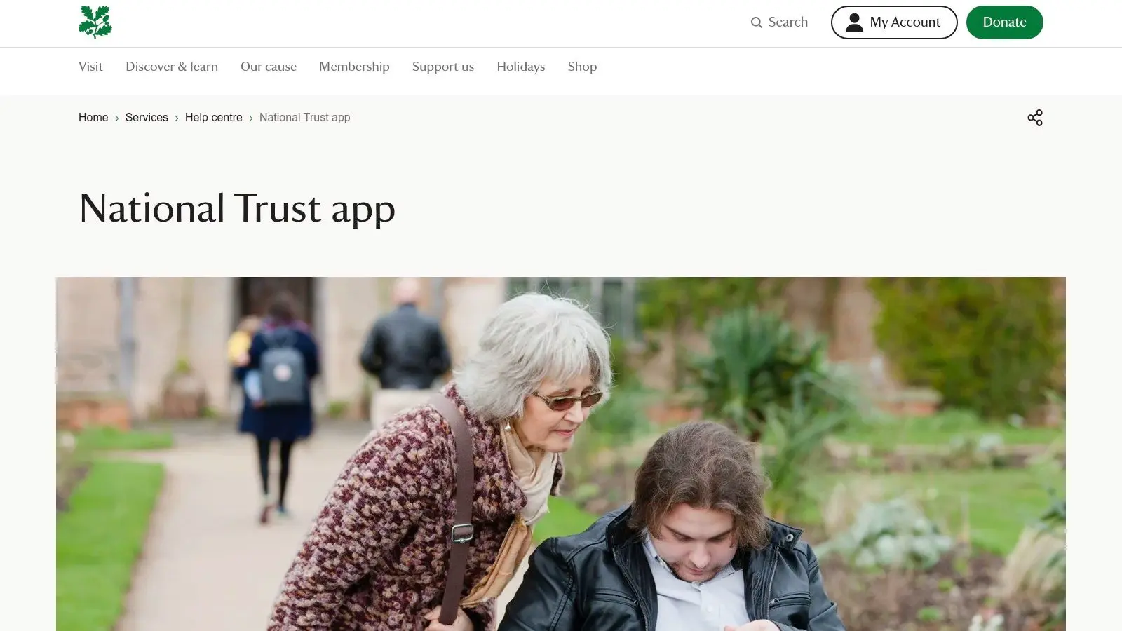 National Trust (UK) app