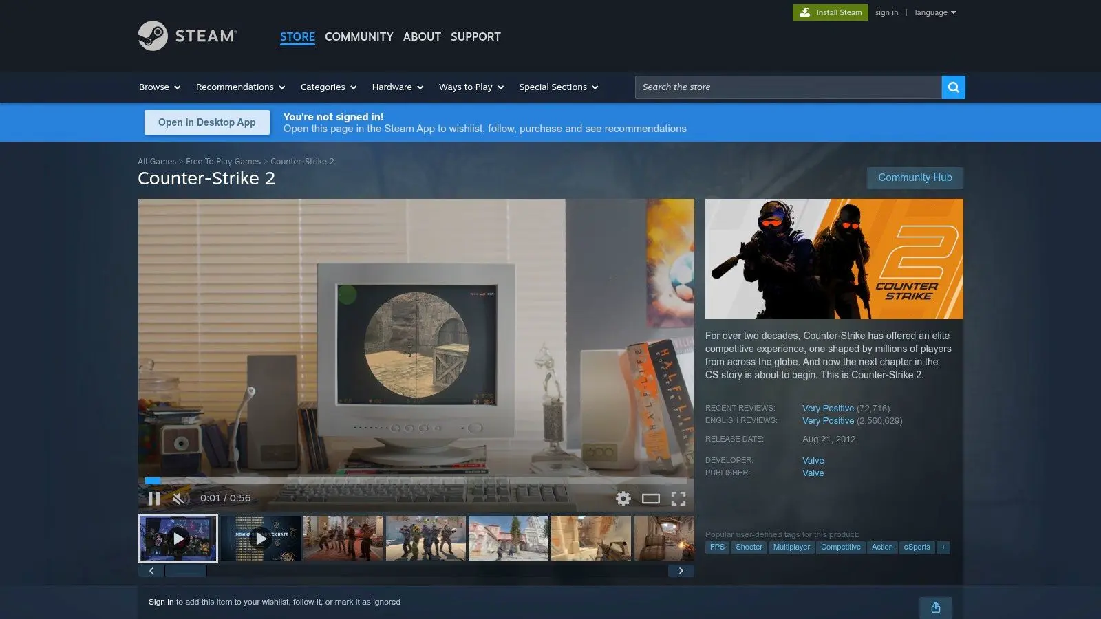 Counter-Strike 2 (Valve)