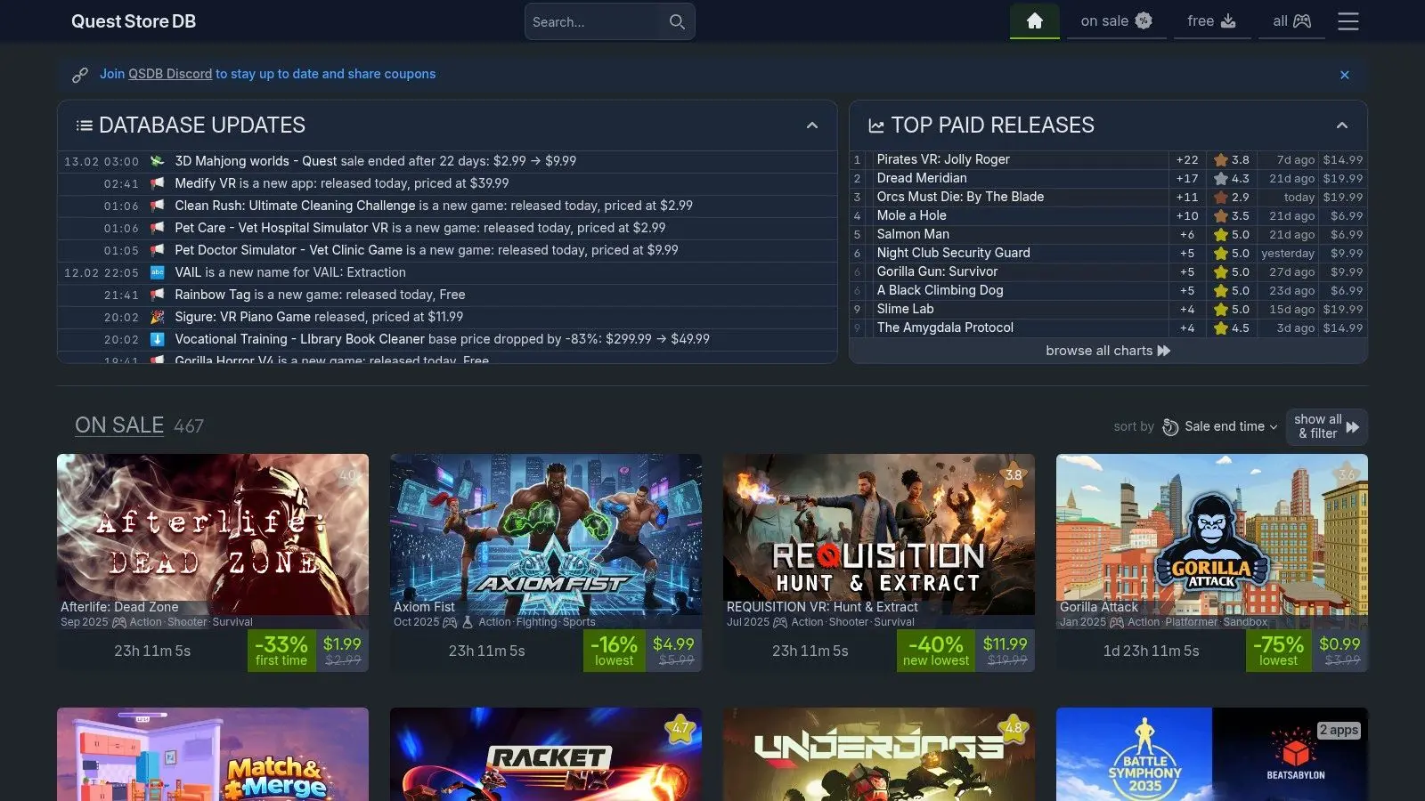 Quest Store DB (QSDB)