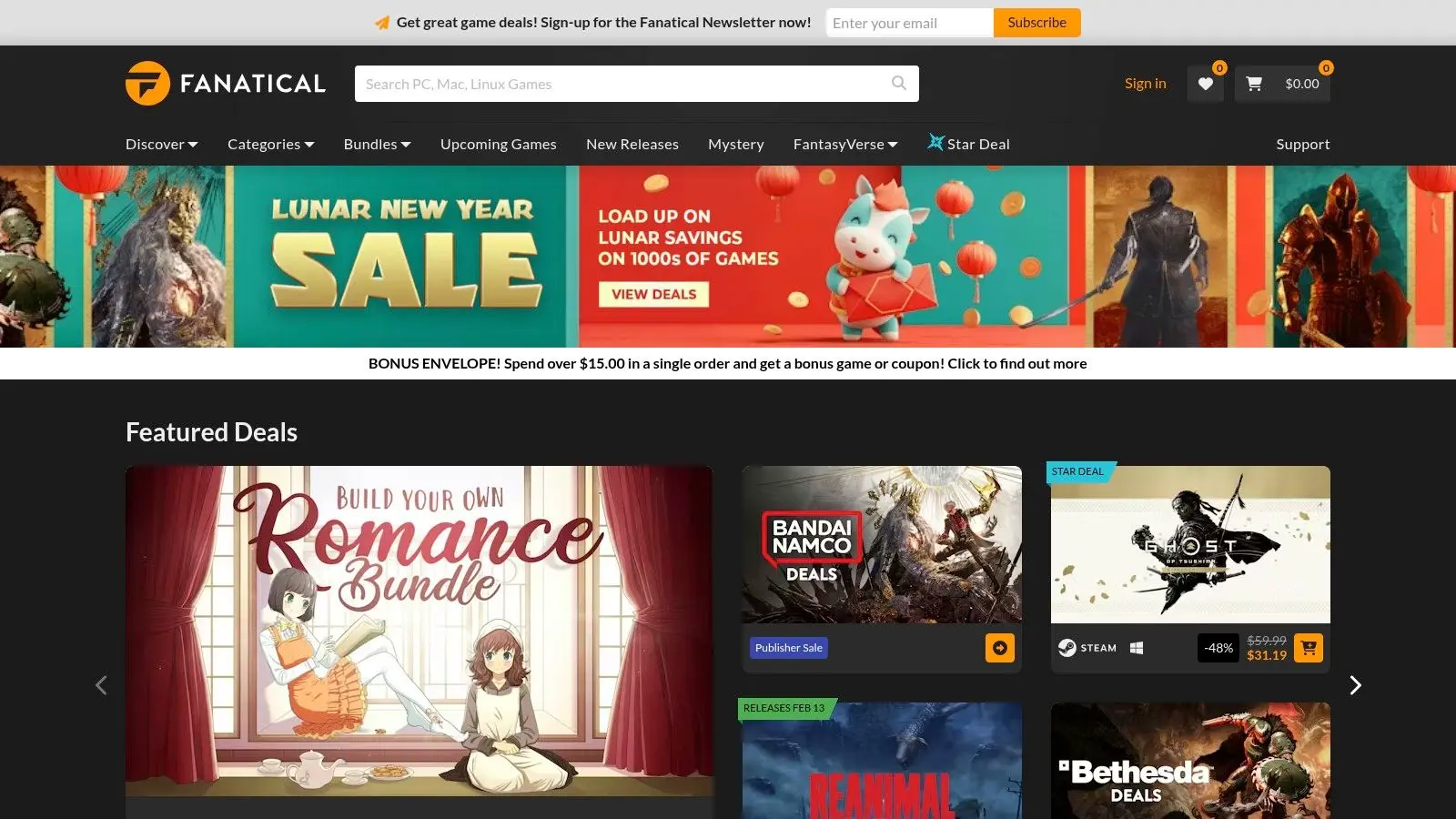 Fanatical (authorised key retailer)