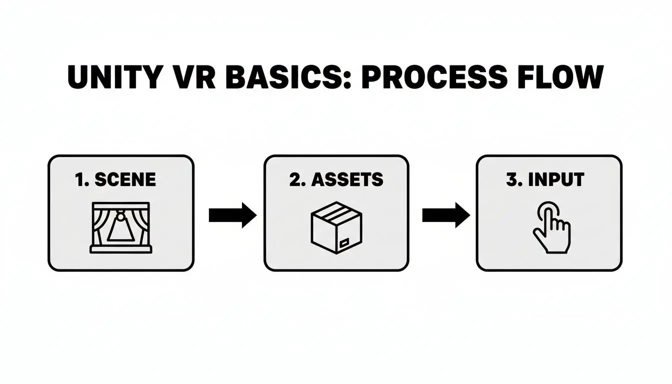 Infographic about unity vr development