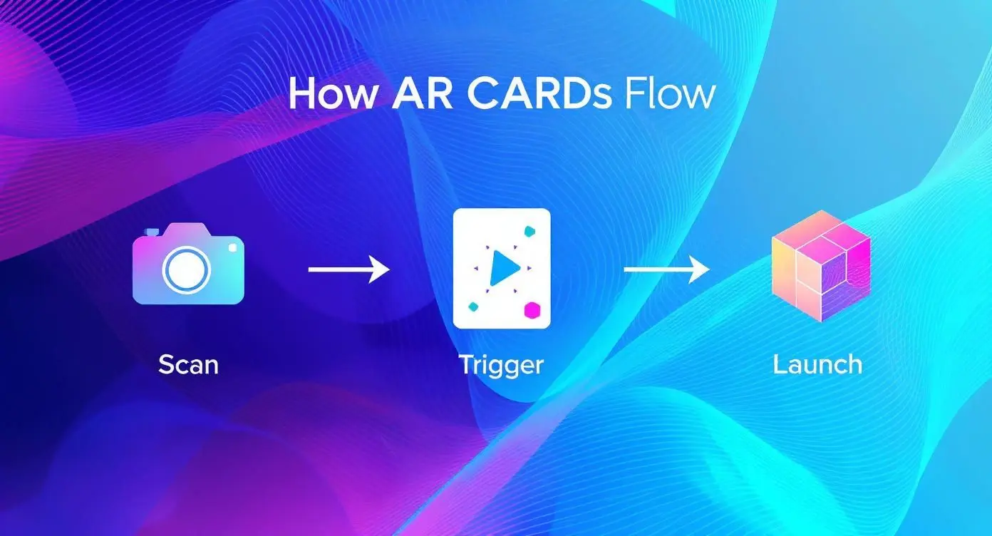 Infographic about augmented reality card