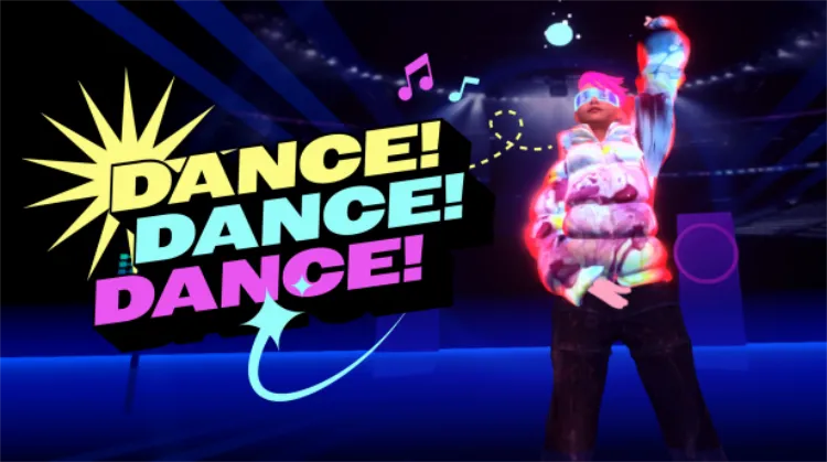 Screenshots of Dance! Dance! Dance! Quest VR Game