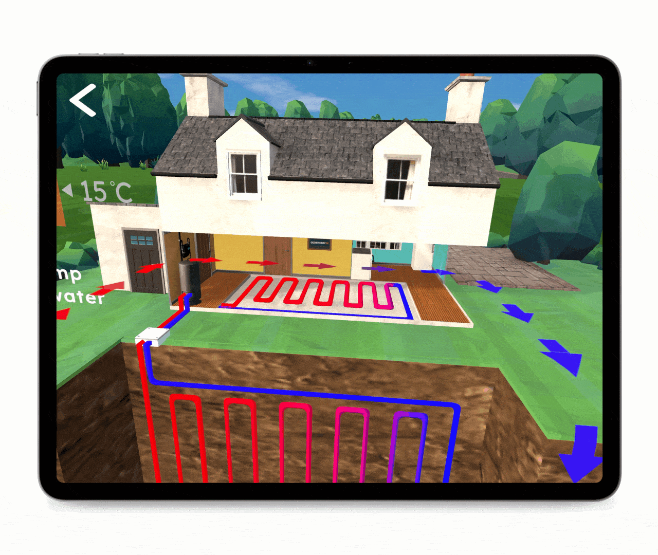 iPhone app for GeoEnergy NI